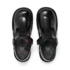 Kick T-Bar pour filles junior en cuir verni noir Kick T-Bar pour filles junior en cuir verni noir
