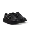 Kick T Double en cuir noir pour femmes adultes Kick T Double en cuir noir pour femmes adultes