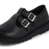 Kick T Double en cuir noir pour femmes adultes Kick T Double en cuir noir pour femmes adultes