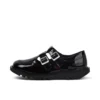 Kick T Double pour femme adulte, cuir verni noir Kick T Double pour femme adulte, cuir verni noir
