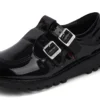 Kick T Double pour femme adulte, cuir verni noir Kick T Double pour femme adulte, cuir verni noir