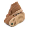 Kickers Junior Unisexe Kick Hi Zip Cuir Beige