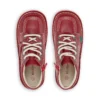 Kickers Junior Unisexe Kick Hi Zip Cuir Rouge
