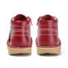 Kickers Junior Unisexe Kick Hi Zip Cuir Rouge