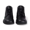 Kickers Kick Hi en cuir noir unisexe pour jeunes