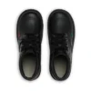 Kickers Kick Hi en cuir noir unisexe pour jeunes