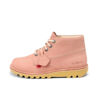 Kickers Kick Hi Nubuck rose clair unisexe adulte