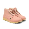 Kickers Kick Hi Nubuck rose clair unisexe adulte Kickers Kick Hi Nubuck rose clair unisexe adulte