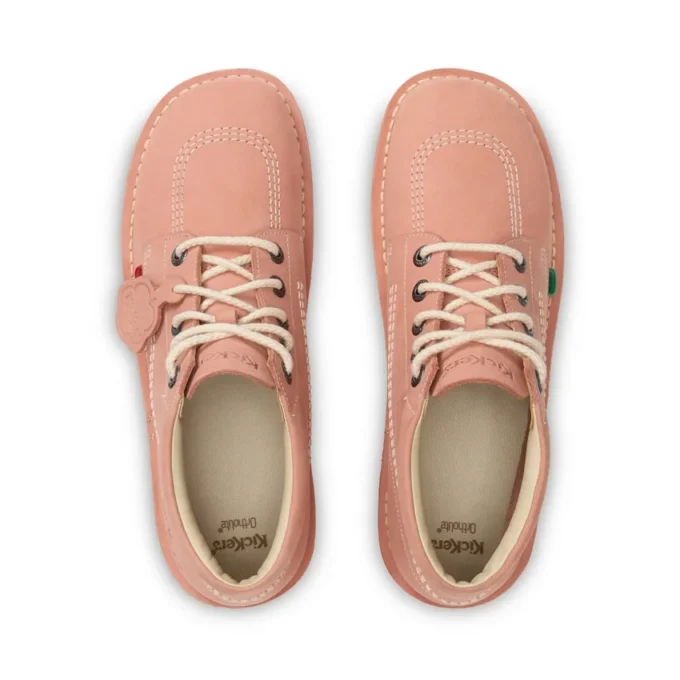Kickers Kick Hi Nubuck rose clair unisexe adulte Kickers Kick Hi Nubuck rose clair unisexe adulte