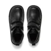 Kickers Kick Hi Roll en cuir noir pour garçon