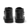 Kickers Kick Hi Roll en cuir noir pour garçon