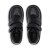 Kickers Kick Hi Scuff en cuir noir pour garçon