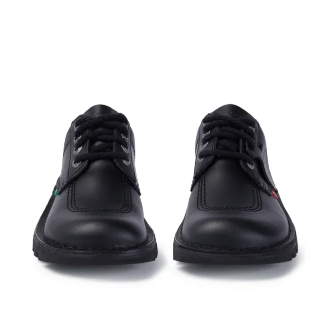 Kickers Kick Lo en cuir noir pour femme Kickers Kick Lo en cuir noir pour femme