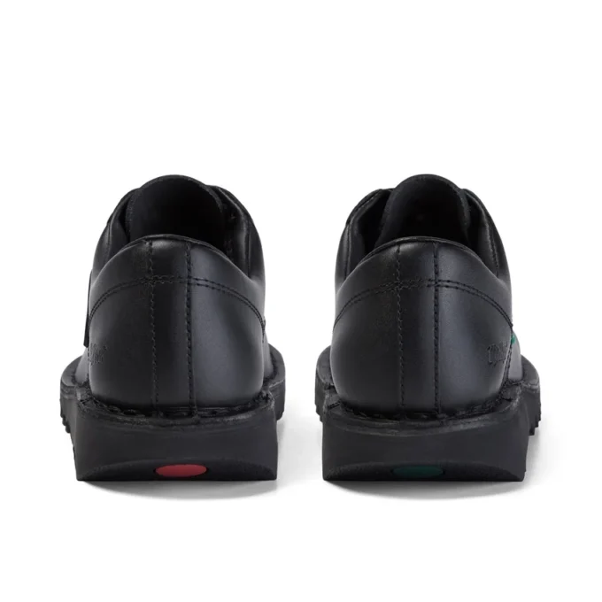 Kickers Kick Lo en cuir noir pour femme Kickers Kick Lo en cuir noir pour femme