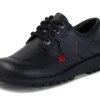 Kickers Kick Lo en cuir noir pour femme Kickers Kick Lo en cuir noir pour femme