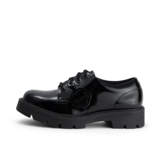 Kori Lace en cuir verni noir pour femme adulte