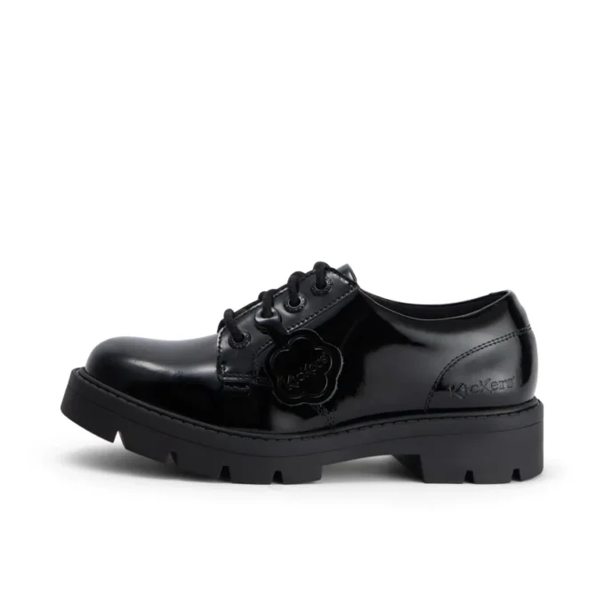 Kori Lace en cuir verni noir pour femme adulte Kori Lace en cuir verni noir pour femme adulte