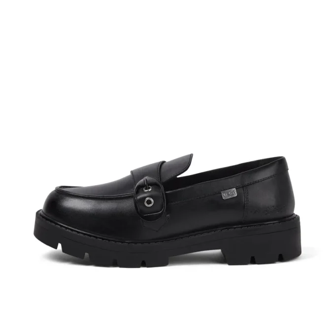 Kori Monk Strap en cuir noir pour femme Kori Monk Strap en cuir noir pour femme