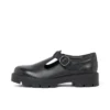Kori T Bar en cuir noir pour femme adulte Kori T Bar en cuir noir pour femme adulte