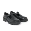 Kori T Bar en cuir noir pour femme adulte Kori T Bar en cuir noir pour femme adulte