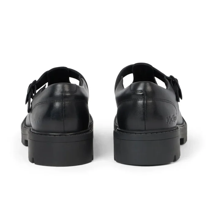 Kori T Bar en cuir noir pour femme adulte Kori T Bar en cuir noir pour femme adulte