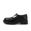 Kori T Bar en cuir noir pour filles