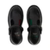 Kori T Bar en cuir noir pour filles