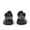 Kori T Bar en cuir verni noir pour femme Kori T Bar en cuir verni noir pour femme