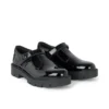 Kori T Bar en cuir verni noir pour filles