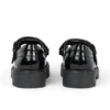 Kori T Bar en cuir verni noir pour filles