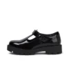 Kori T-bar en cuir verni noir pour jeunes filles Kori T-bar en cuir verni noir pour jeunes filles