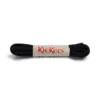 Lacets en coton unisexes pour adultes, noir Lacets en coton unisexes pour adultes, noir