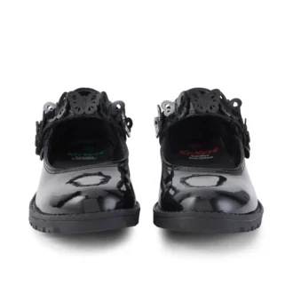 Lachly Butterfly MJ en cuir verni noir pour filles