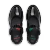 Lachly Butterfly MJ en cuir verni noir pour filles Lachly Butterfly MJ en cuir verni noir pour filles