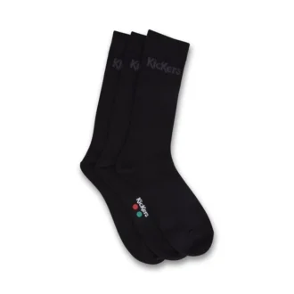 Lot de 3 paires de chaussettes unisexes pour adultes « Everyday Crew » – Noir