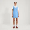 Mini-robe en denim classique Kickers pour femme adulte, bleue Mini-robe en denim classique Kickers pour femme adulte, bleue