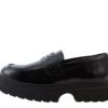 Mocassins Kenzi en cuir noir pour filles Mocassins Kenzi en cuir noir pour filles