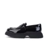Mocassins Kenzi pour jeunes filles en cuir noir Mocassins Kenzi pour jeunes filles en cuir noir