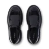 Mocassins Kenzi pour jeunes filles en cuir noir Mocassins Kenzi pour jeunes filles en cuir noir