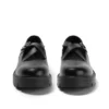 Mocassins Kori MJ Cross pour jeunes filles en cuir verni noir Mocassins Kori MJ Cross pour jeunes filles en cuir verni noir