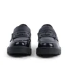 Mocassins Kori pour femme adulte en cuir noir à rivets Mocassins Kori pour femme adulte en cuir noir à rivets