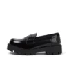 Mocassins Kori pour femme adulte en cuir verni noir Mocassins Kori pour femme adulte en cuir verni noir