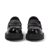 Mocassins Kori pour femme adulte en cuir verni noir Mocassins Kori pour femme adulte en cuir verni noir