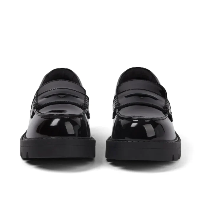 Mocassins Kori pour femme adulte en cuir verni noir Mocassins Kori pour femme adulte en cuir verni noir
