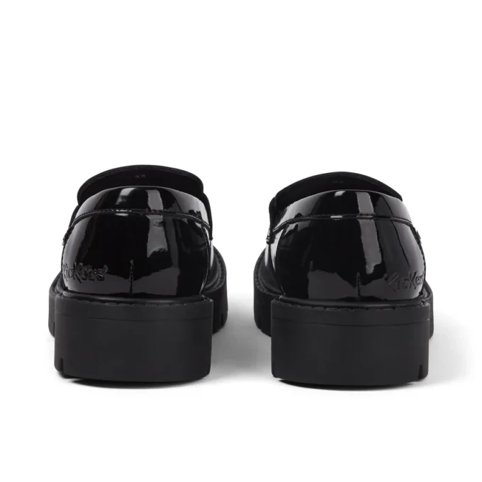 Mocassins Kori pour femme adulte en cuir verni noir Mocassins Kori pour femme adulte en cuir verni noir