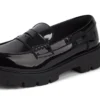 Mocassins Kori pour femme adulte en cuir verni noir Mocassins Kori pour femme adulte en cuir verni noir