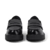 Mocassins Kori pour femme en cuir croco noir Mocassins Kori pour femme en cuir croco noir