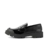 Mocassins Kori pour femmes adultes en cuir noir Mocassins Kori pour femmes adultes en cuir noir
