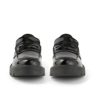 Mocassins Kori pour femmes adultes en cuir noir