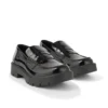 Mocassins Kori pour femmes adultes en cuir noir Mocassins Kori pour femmes adultes en cuir noir